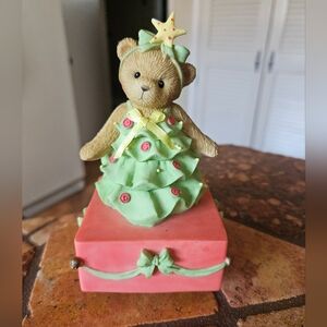 Cherished Teddies Music Box "O Christmas Tree" Avon Exclusive 2007 Christmas